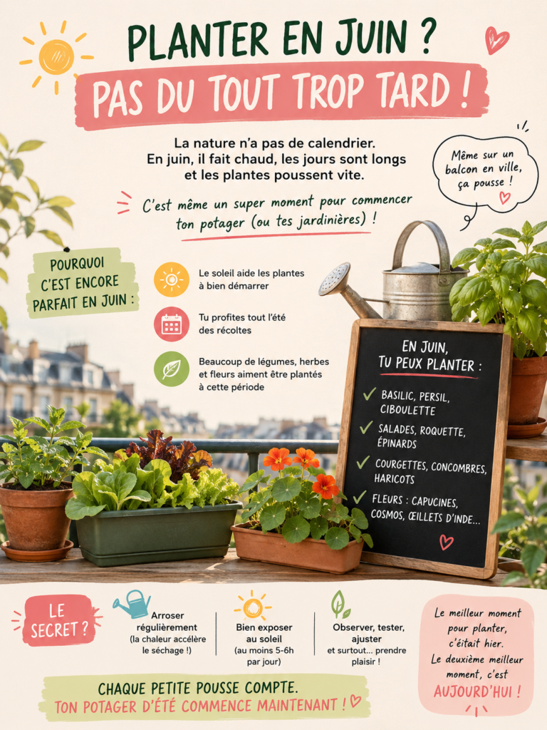 Que planter en juin (pour les gens qui ont regardé mai passer sans rien faire)