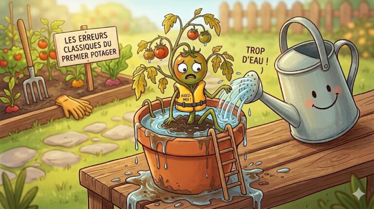 Les erreurs classiques du premier potager (ou : comment tuer un basilic avec amour)