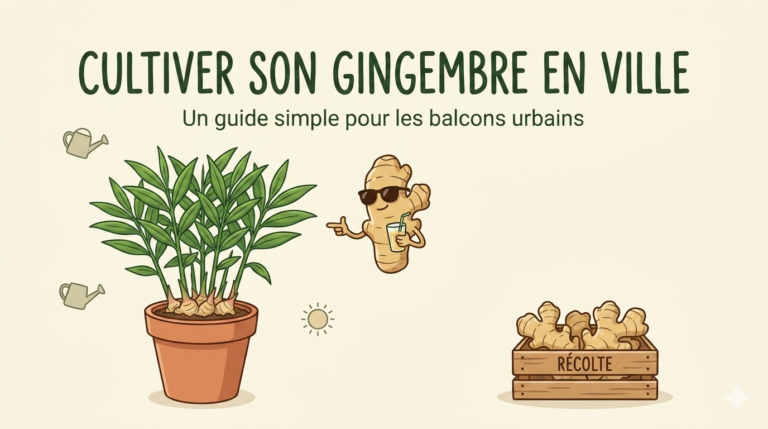 Faire pousser du gingembre sur son balcon : la plante qui ne ressemble pas à un légume